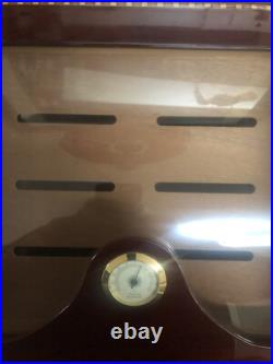 Thompson beveled glass, humidor preowned, beautiful, up To 150 cigars