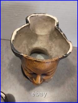 Tobacco Humidor jar caddy Antique. Vintage Victoria lady