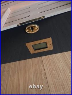 Tommy Bahama BARREL BLEND cigar humidor mahogany WITH ASHTRAY and KEY RARE