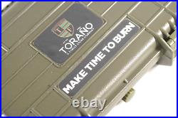 Torano Family Cigar Co Rugged Outdoor Humidor Cigar Case 9.5 x 7 x 2 Inches