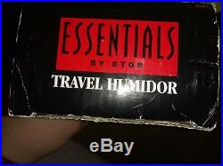 Travel Wood Humidor in Box Never Used Essentials by Eton Cigars