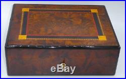Triade (Made in France) Burled Lacquered Wood Humidor