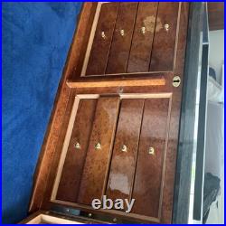 Trinidad Large Wooden Cigar Humidor Fine Burl