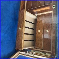 Trinidad Large Wooden Cigar Humidor Fine Burl