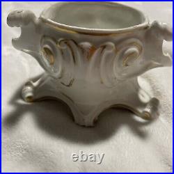 VERY RARE 1850's HAVILAND LIMOGES TOBACCO JAR PIPE HOLDER ASHTRAY HUMIDOR