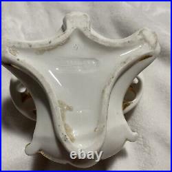 VERY RARE 1850's HAVILAND LIMOGES TOBACCO JAR PIPE HOLDER ASHTRAY HUMIDOR