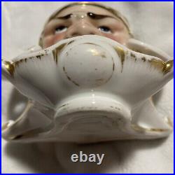 VERY RARE 1850's HAVILAND LIMOGES TOBACCO JAR PIPE HOLDER ASHTRAY HUMIDOR