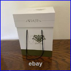 VIAJE Cigar 15TH Anniversary 2007-2022 Silver Humidor Jar Ceramic Empty w Box