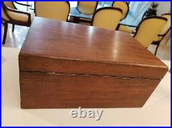 VINTAGE Art Deco Alfred Dunhill London Wooden 16.5 x 11.5x 7.5 Humidor