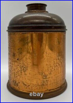 VINTAGE Copper, Brass &Tin Rumidor Tobacco Humidor/Canister RARE 1900's Piece VINTAGE Copper, Brass &Tin Rumidor Tobacco Humidor/Canister RARE 1900's Piece
