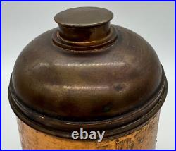 VINTAGE Copper, Brass &Tin Rumidor Tobacco Humidor/Canister RARE 1900's Piece