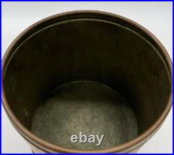 VINTAGE Copper, Brass &Tin Rumidor Tobacco Humidor/Canister RARE 1900's Piece