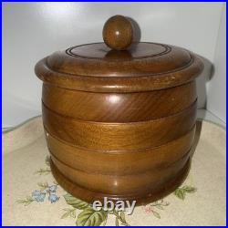 VINTAGE Dun-Rite Tobacco Humidor AMERICAN WALNUT New York