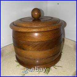 VINTAGE Dun-Rite Tobacco Humidor AMERICAN WALNUT New York