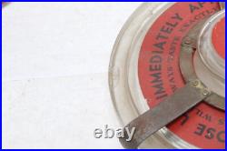 VINTAGE H UPMANN Cedar Lined GLASS CIGAR HUMIDOR JAR LEATHER STRAP
