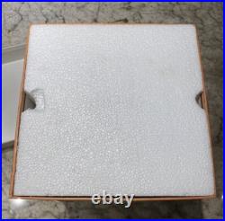 VINTAGE H UPMANN Cedar Lined GLASS CIGAR HUMIDOR JAR LEATHER STRAP With Box