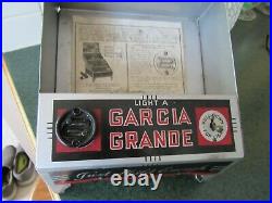 VINTAGE ORIGINAL 1930's GARCIA GRANDE CIGAR LIGHTER & CIGAR STORE DISPLAY UNIT