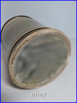 VTG Baldelli Tobacco Jar Canister Sealing Jar Cigar Pipe Humidor Italy Handmade