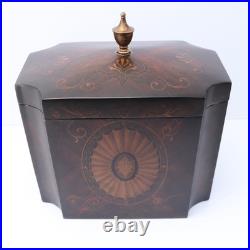 VTG Ethan Allen Georgian Style Tobacco Humidor Tea Caddy Beautiful Condition VTG Ethan Allen Georgian Style Tobacco Humidor Tea Caddy Beautiful Condition