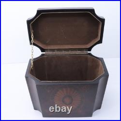 VTG Ethan Allen Georgian Style Tobacco Humidor Tea Caddy Beautiful Condition VTG Ethan Allen Georgian Style Tobacco Humidor Tea Caddy Beautiful Condition