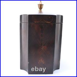 VTG Ethan Allen Georgian Style Tobacco Humidor Tea Caddy Beautiful Condition VTG Ethan Allen Georgian Style Tobacco Humidor Tea Caddy Beautiful Condition