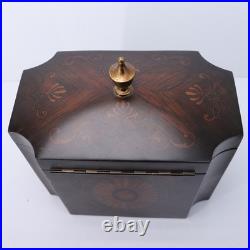 VTG Ethan Allen Georgian Style Tobacco Humidor Tea Caddy Beautiful Condition VTG Ethan Allen Georgian Style Tobacco Humidor Tea Caddy Beautiful Condition