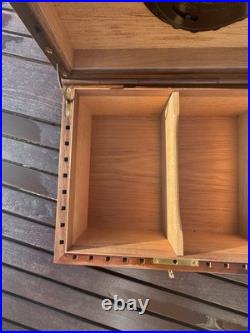 VTG Handmade Cigar Humidor. Excellent Condition. Made In Italy