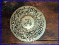 VTG Original The Havana-American Co's Glass Jar Cigar Humidor Advertising