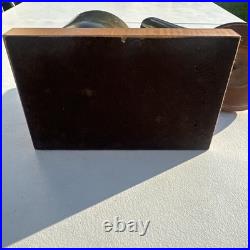 VTG Pheasant Tobacco Humidor Pipe Rest Hunting Lodge Cabin Smoker Stand RARE