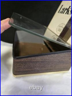 VTG Store Counter Glass Display Corina Larks Cigar Humidor Box Case