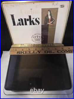 VTG Store Counter Glass Display Corina Larks Cigar Humidor Box Case