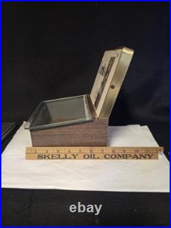 VTG Store Counter Glass Display Corina Larks Cigar Humidor Box Case