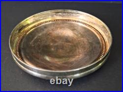 VTG Waterford Crystal Cigar Humidor with Silverplate Lid, 5 Tall x 4 READ
