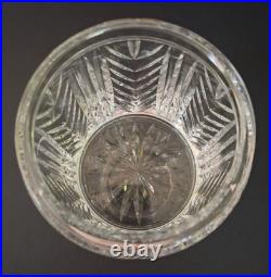 VTG Waterford Crystal Cigar Humidor with Silverplate Lid, 5 Tall x 4 READ
