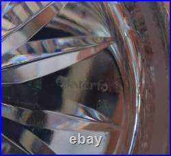 VTG Waterford Crystal Cigar Humidor with Silverplate Lid, 5 Tall x 4 READ
