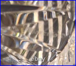 VTG Waterford Crystal Cigar Humidor with Silverplate Lid, 5 Tall x 4 READ