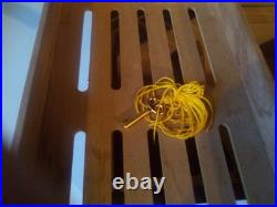 Very Nice Wooden Cigar Humidor With Hydrometer And Fancy Key And Lock And