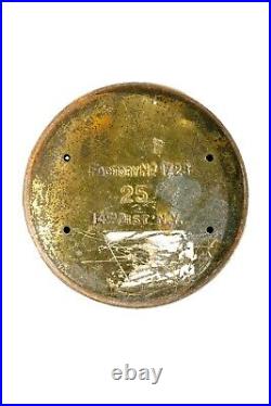 Very scarce 1910s Bel-Rio round litho 25 humidor cigar tin in good condition