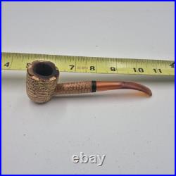 Vintage 10 Pipe Humidor Stand Comes With 8 Tobacco Pipes & Glass Humidor