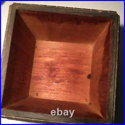 Vintage 1893 Columbian Exposition Carved Wooden Humidor