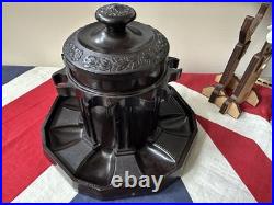 Vintage 1930s Pipe-A-Dor tobacco humidor made by Colt Firearms