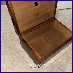 Vintage 1990's Custom Wood Cigar Humidor Great Condition 15 x 10 x 6.5