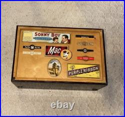 Vintage 1990's Custom Wood Cigar Humidor Great Condition 15 x 10 x 6.5