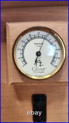 Vintage 1992 Cigar Aficionado Inaugural Magazine Limited Edition Wooden Humidor