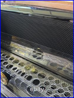 Vintage 48 Hole Barrel Shaped Lockable Cigar Humidor Shop Point-of-Sale Display