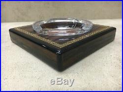 Vintage Alfred Dunhill Cigar Humidor 10 X 9 X 6 With Matching Ashtray