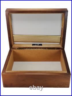 Vintage Alfred Dunhill London Lined Humidor Cigar Box