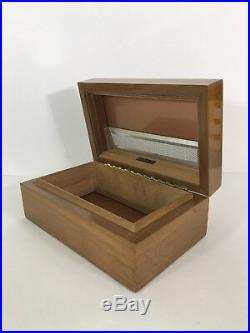 Vintage Alfred Dunhill London Wooden Humidor Travel Desk Top Size Excellent EUC