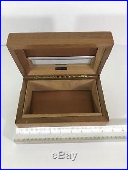Vintage Alfred Dunhill London Wooden Humidor Travel Desk Top Size Excellent EUC