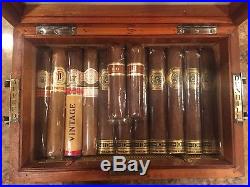 Vintage Alfred Dunhill Solid Wood Cigar Humidor 11 1/2 x 7 3/4 x 4 3/4